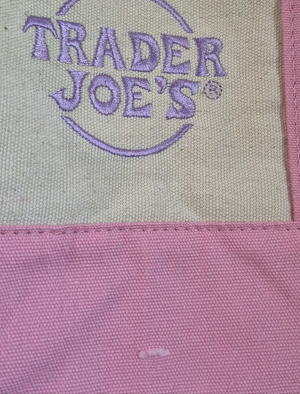 Viral Trader Joes Mini Pastel Totes PINK - Picture 6 of 6